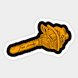 Chainsaw Sticker